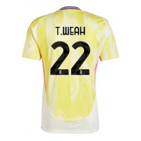 Juventus Timothy Weah #22 Vonkajší futbalový dres 2024-25 Krátky Rukáv